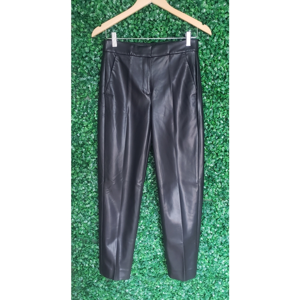 J.Crew Kate Straight-Leg Pant in Faux Leather - Picture 5 of 7
